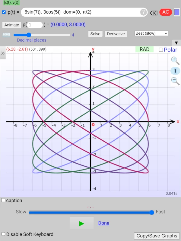 Cartesian Parametric Equations Grapher - Cartesian Curve
